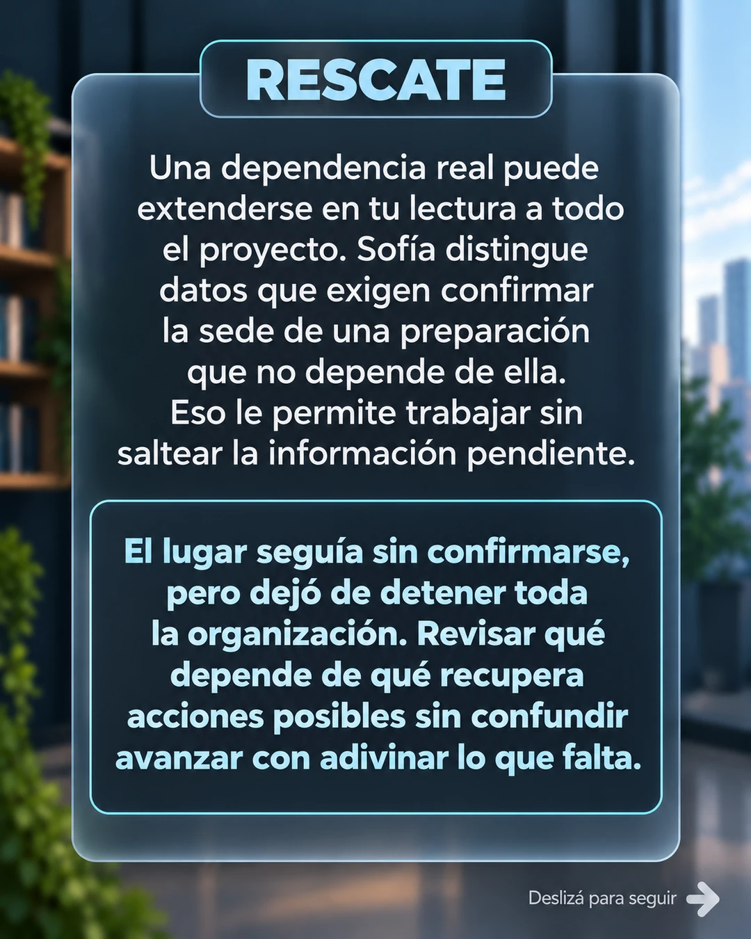 Rescate 72/100 · Distinguir dependencias