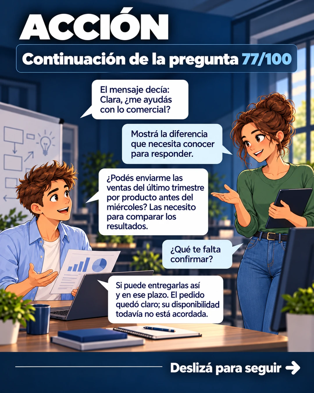 Continuación de la pregunta 77/100