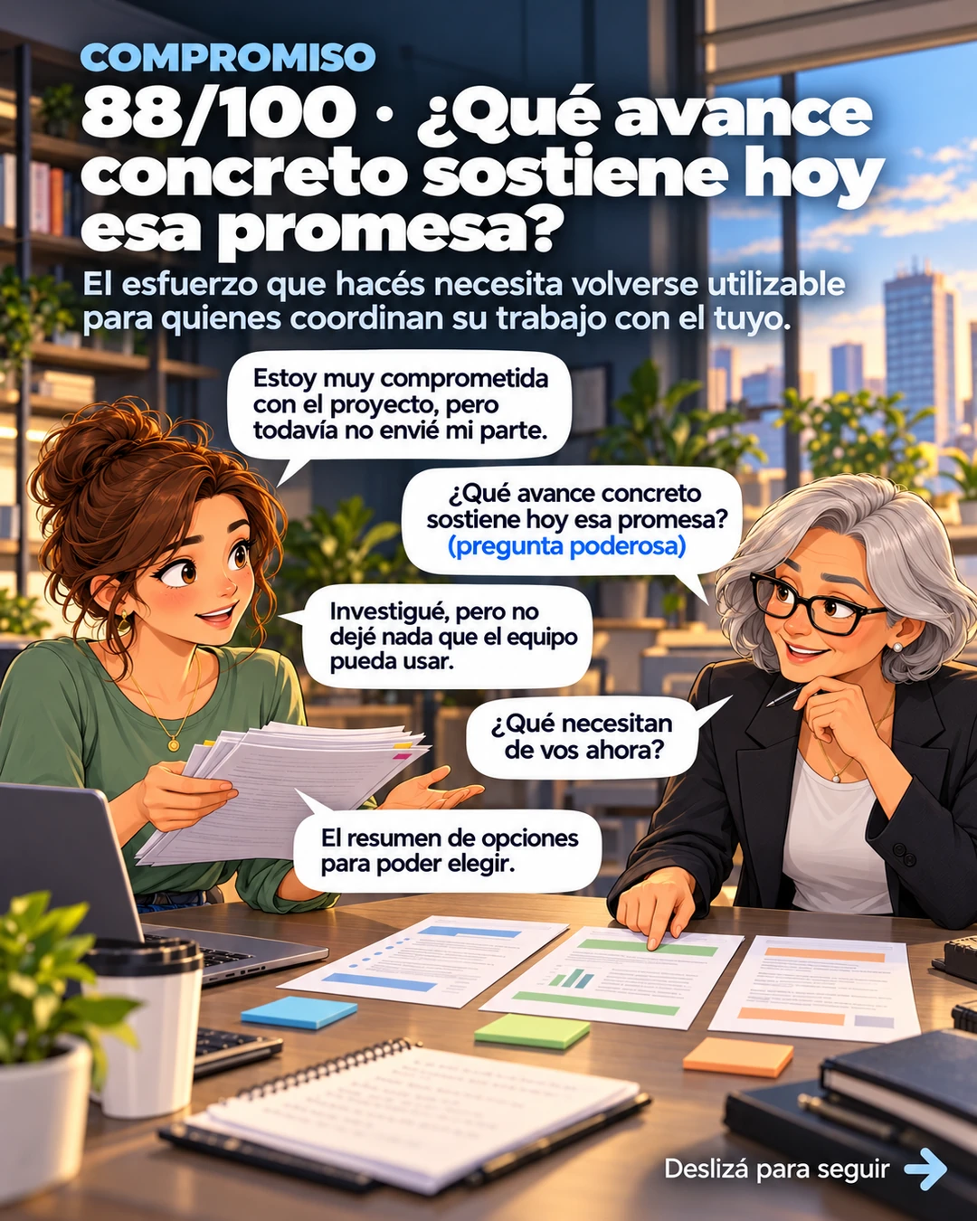 88/100 · ¿Qué avance concreto sostiene hoy esa promesa?