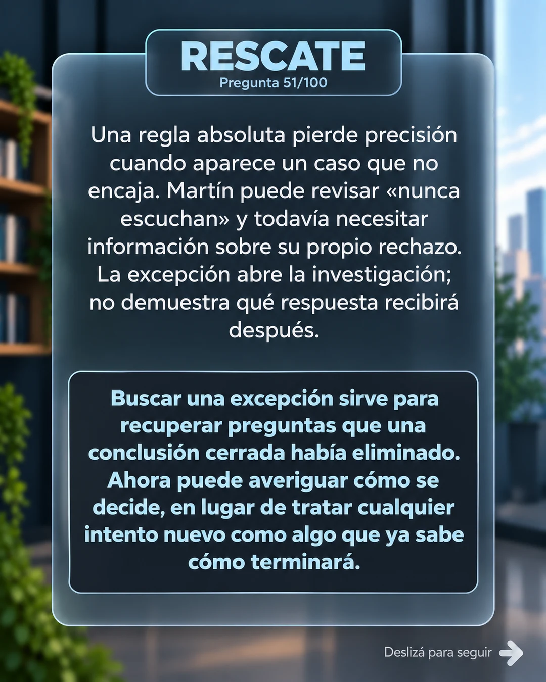 Rescate 51/100: una excepción abre la investigación