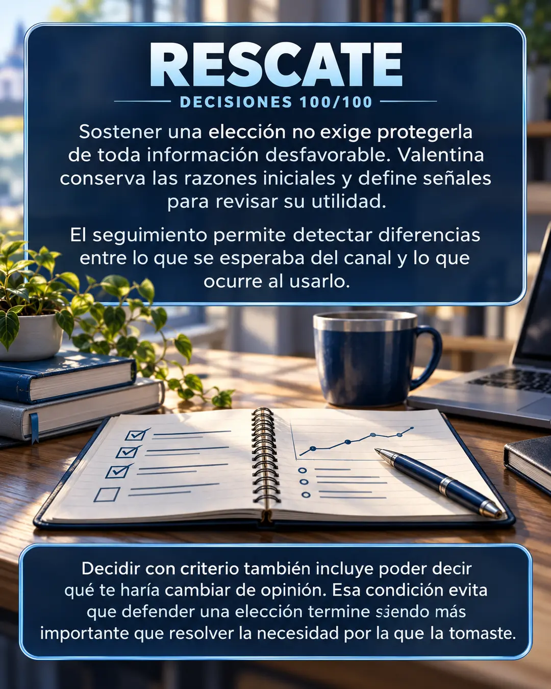 Rescate 100/100: saber qué te haría cambiar