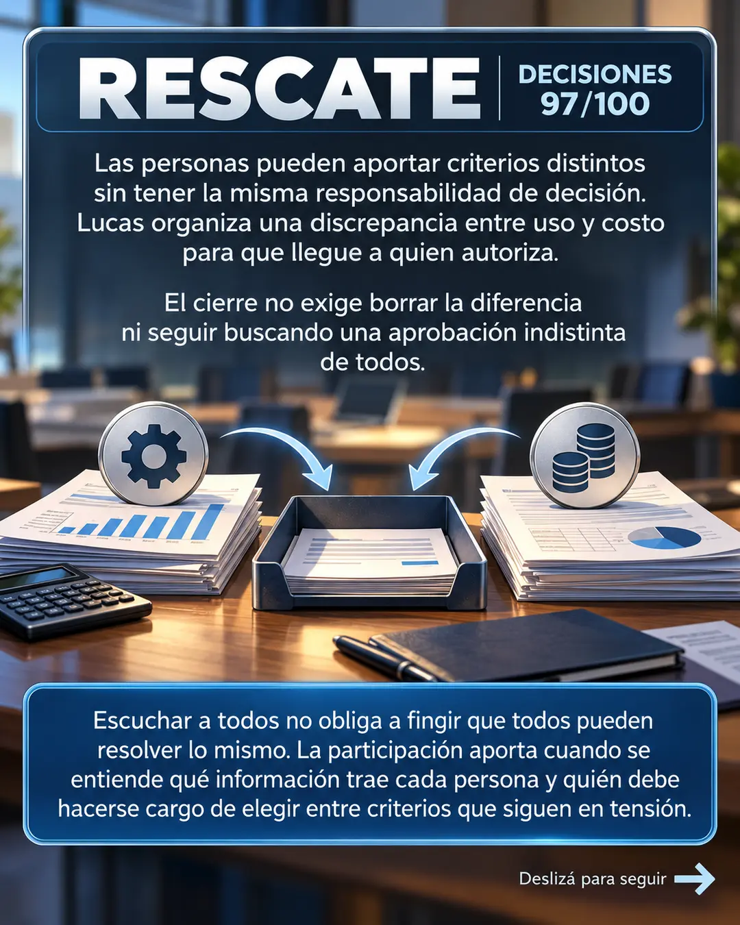 Rescate 97/100: participar y decidir