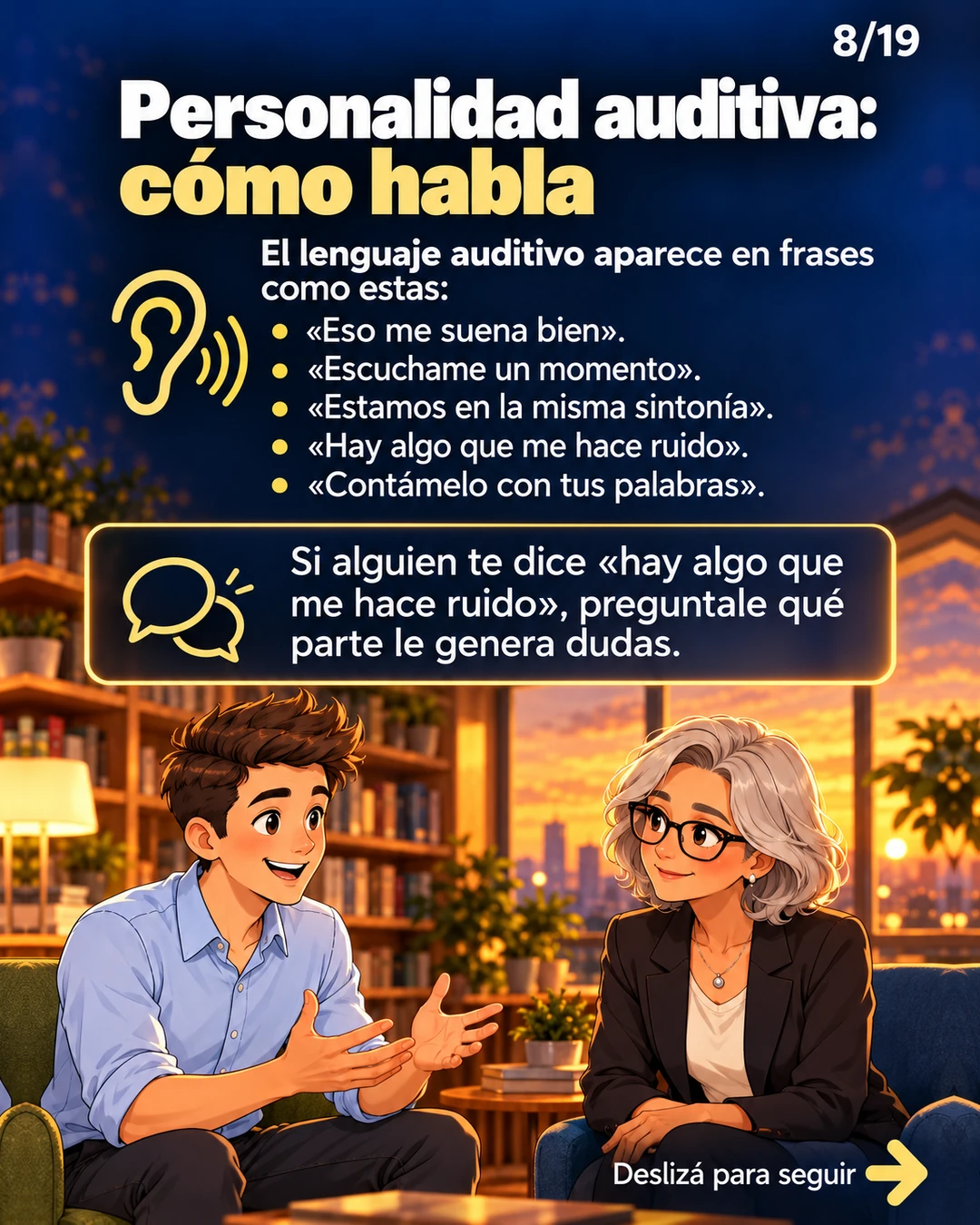 Personalidad auditiva: cómo habla