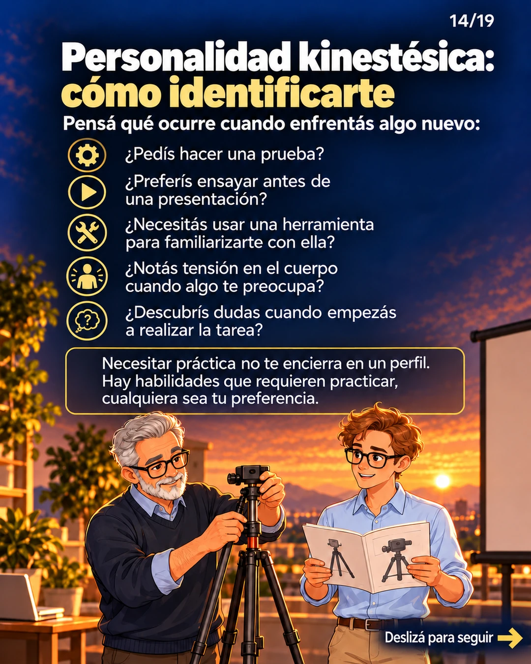 Personalidad kinestésica: cómo identificarte