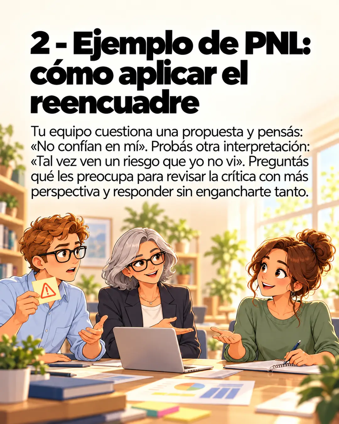 2 - Ejemplo de PNL: cómo aplicar el reencuadre
