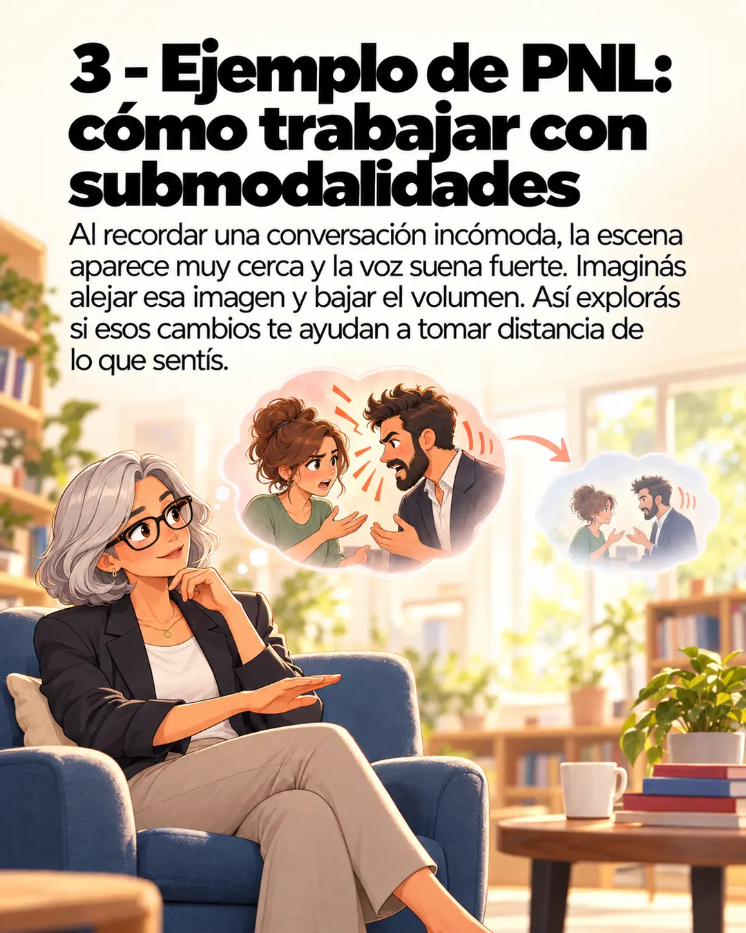 3 - Ejemplo de PNL: cómo trabajar con submodalidades