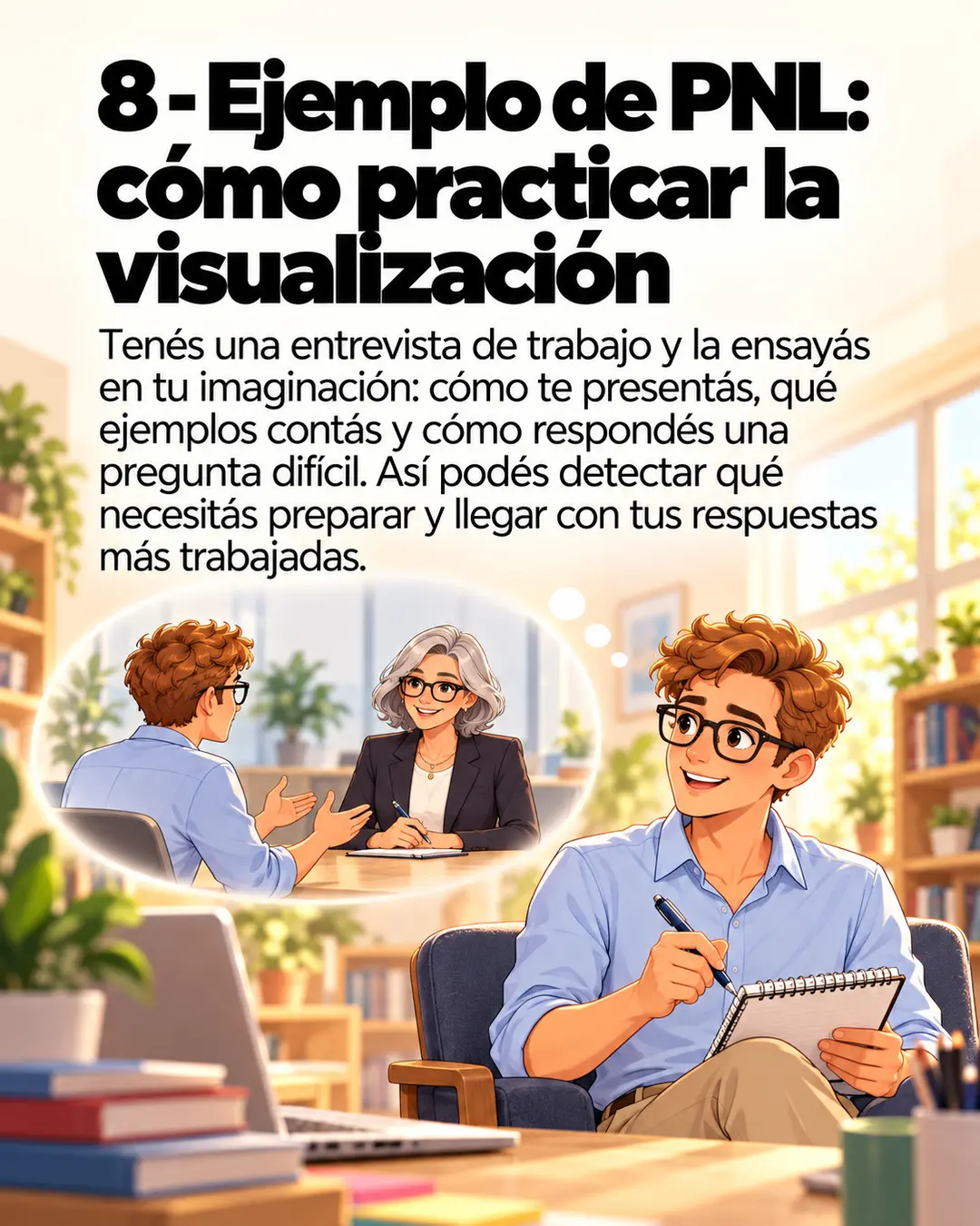 8 - Ejemplo de PNL: cómo practicar la visualización