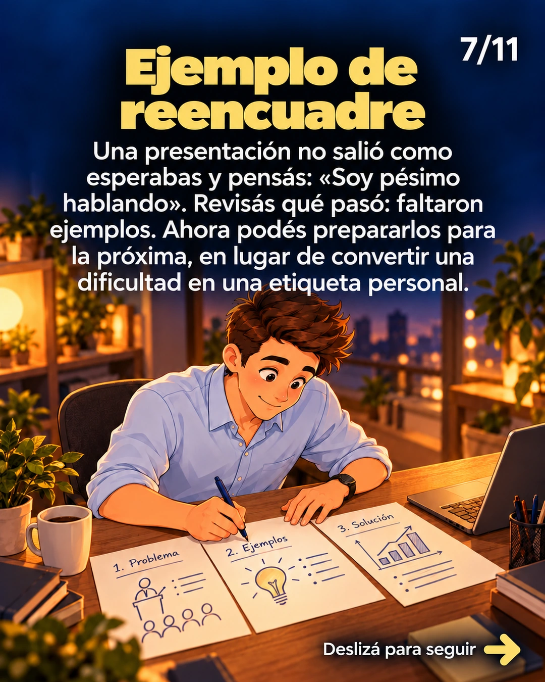 Ejemplo de reencuadre