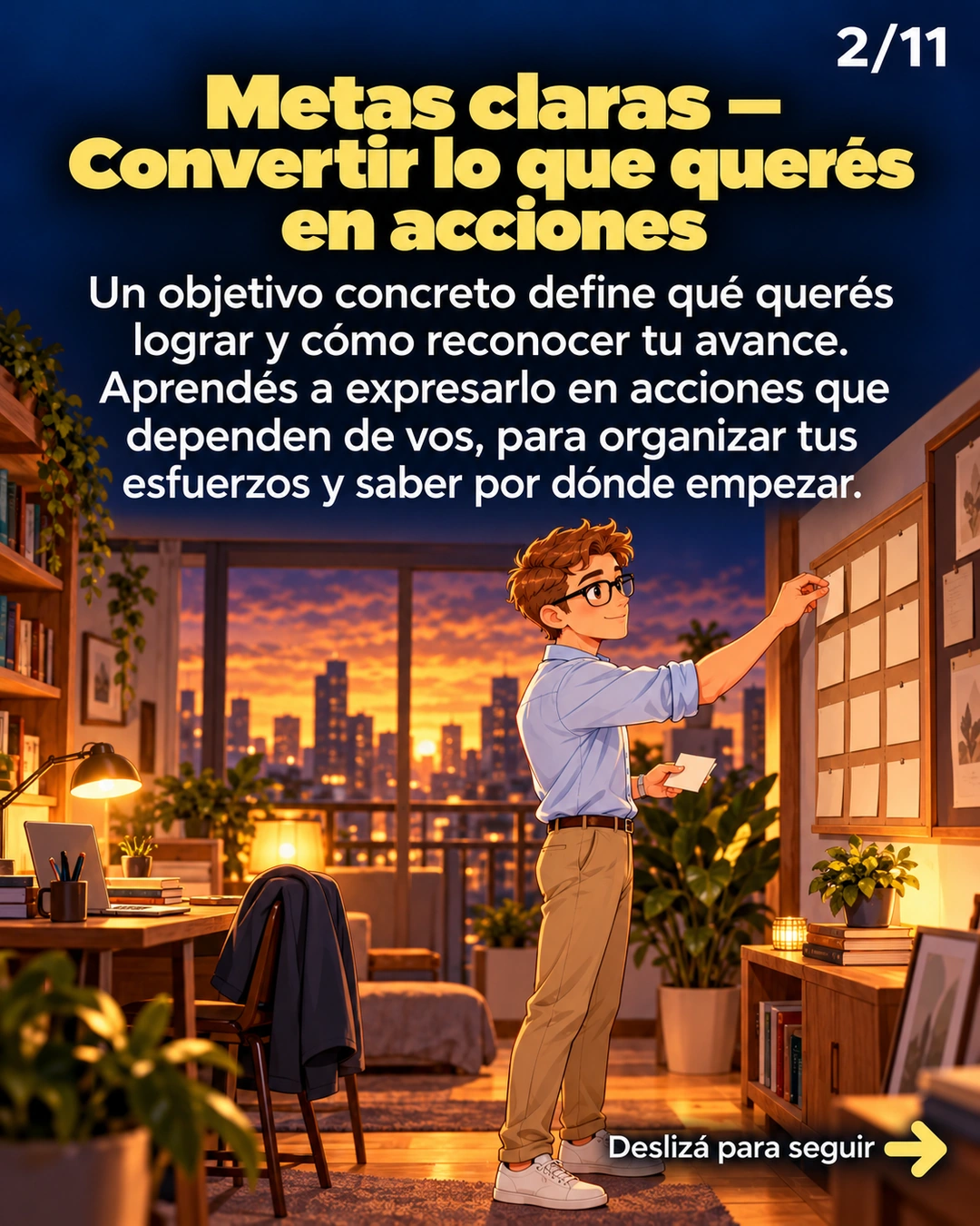 Metas claras — Convertir lo que querés en acciones