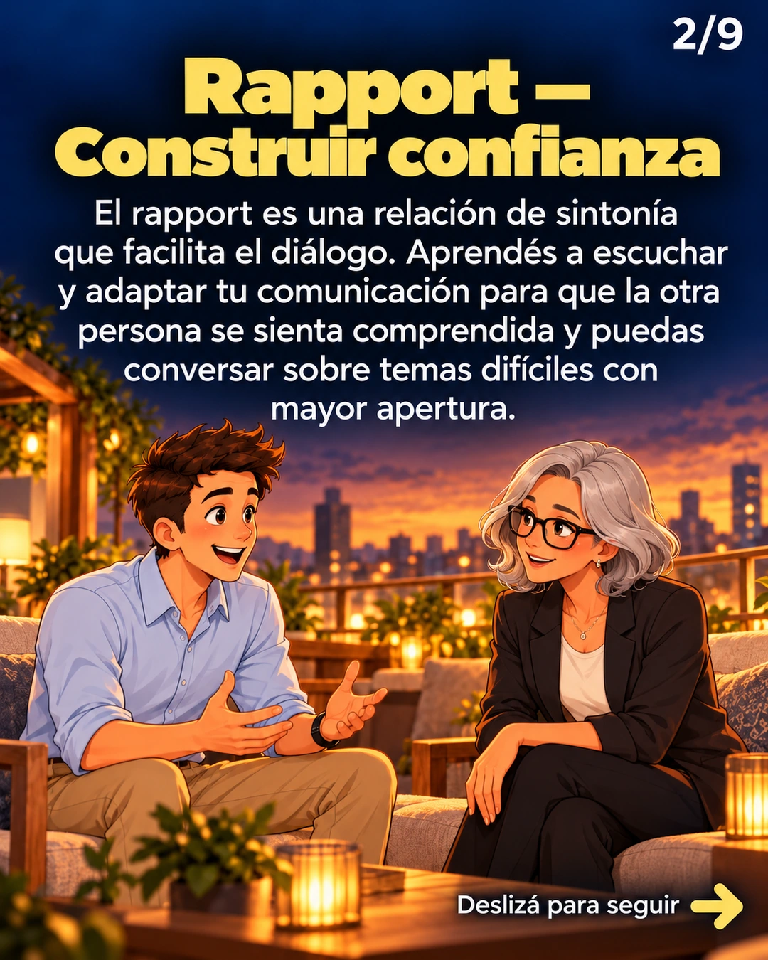 Rapport — Construir confianza