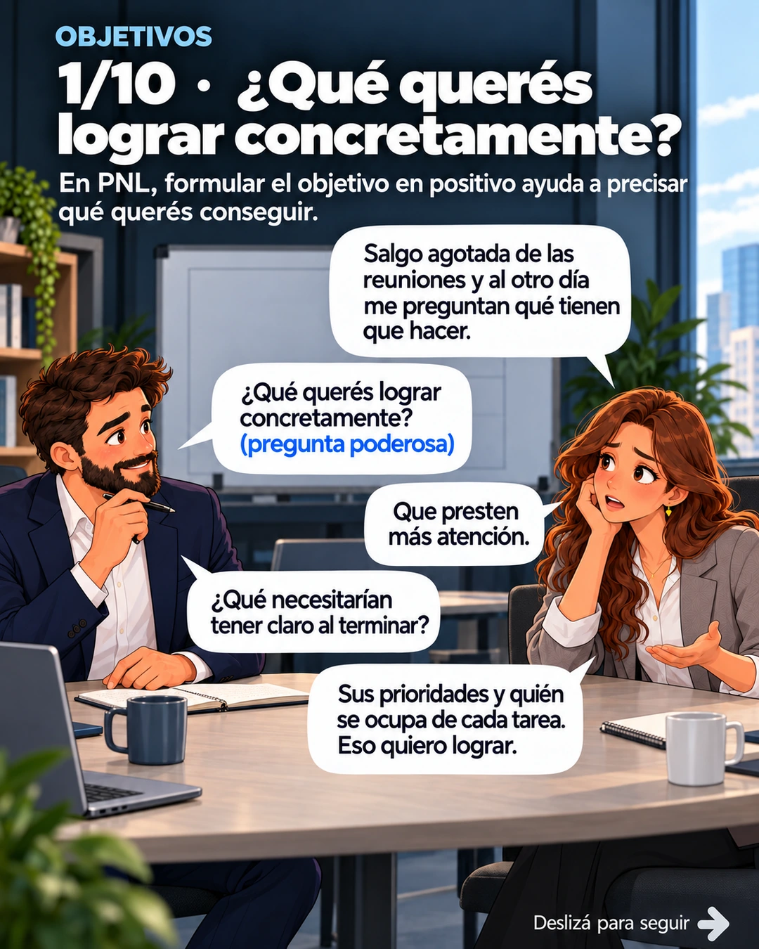 1/10 · ¿Qué querés lograr concretamente?