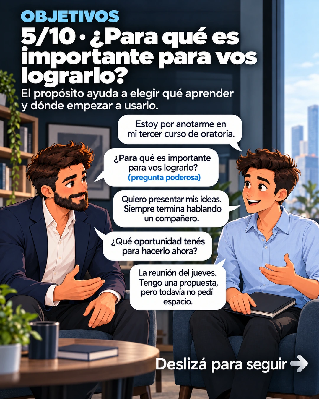 5/10 · ¿Para qué es importante para vos lograrlo?