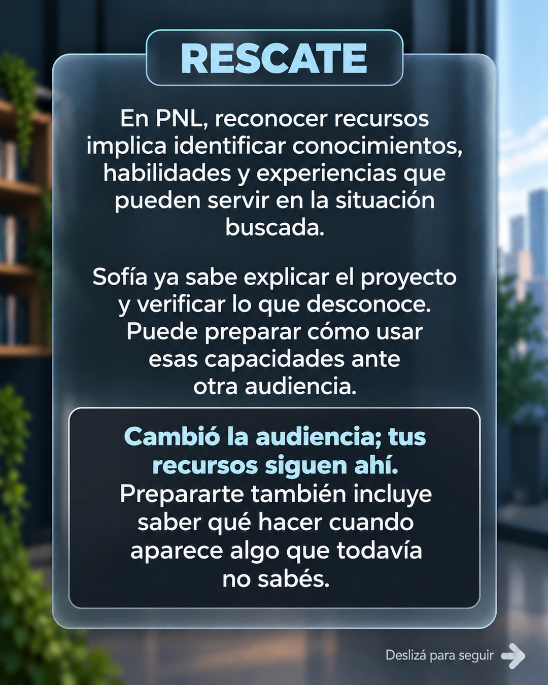 6/10 · Rescate: reconocer recursos