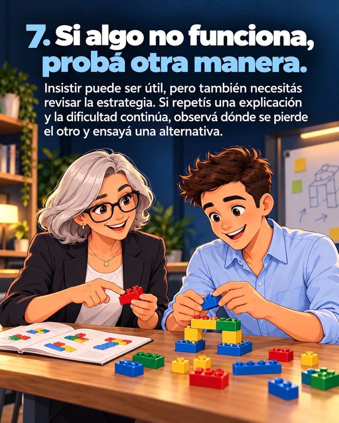 7. Si algo no funciona, probá otra manera