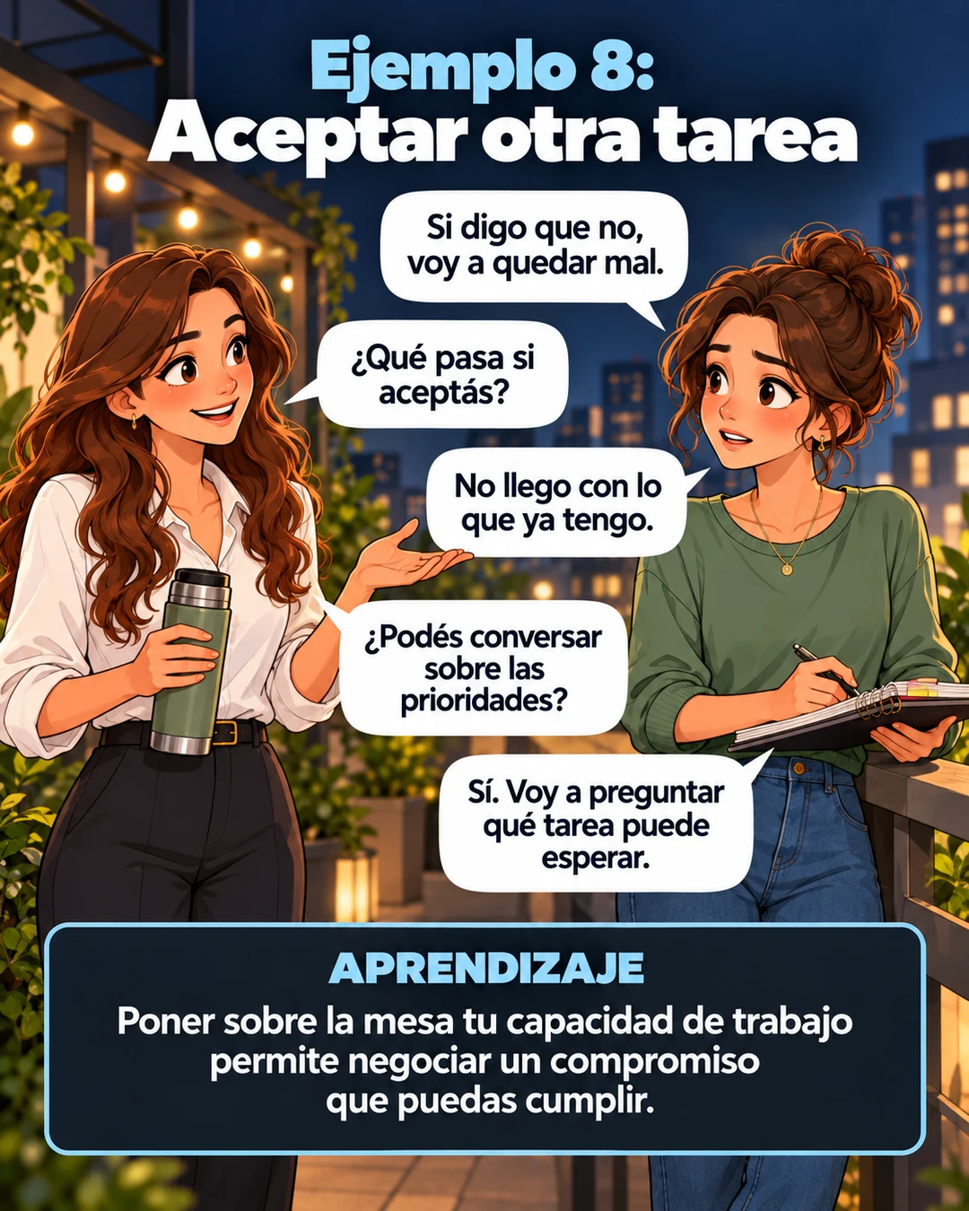 Ejemplo 8: Aceptar otra tarea