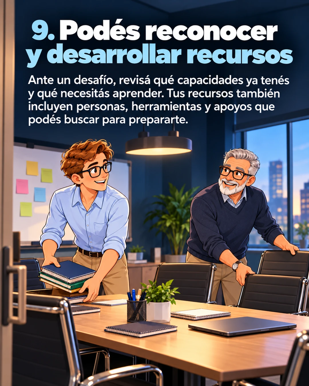 9. Podés reconocer y desarrollar recursos