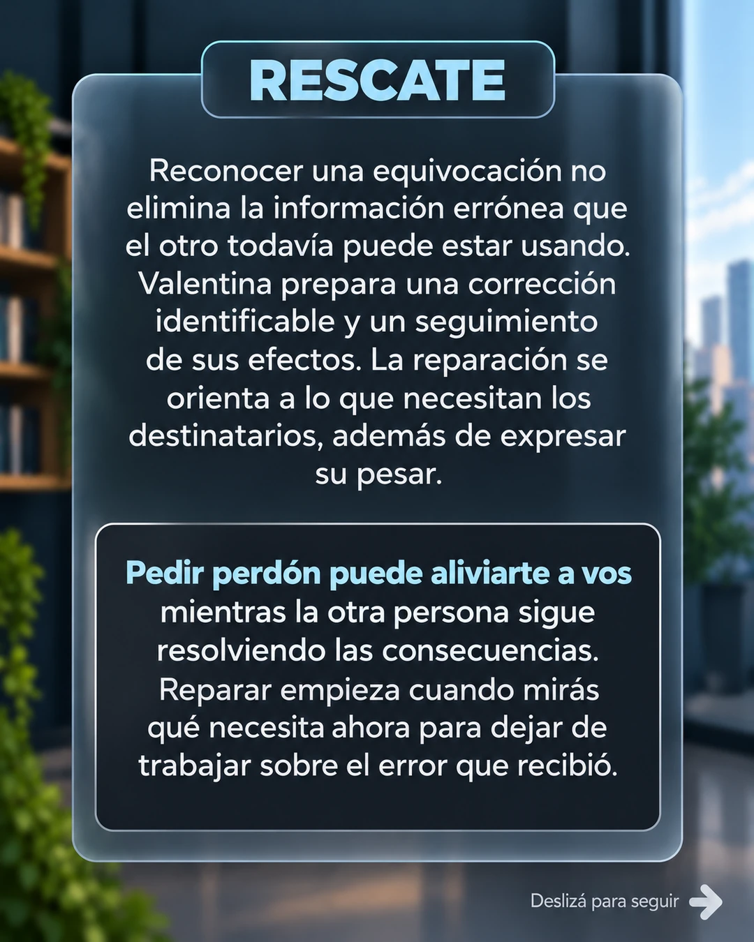 4/10 · Rescate: reparar el error