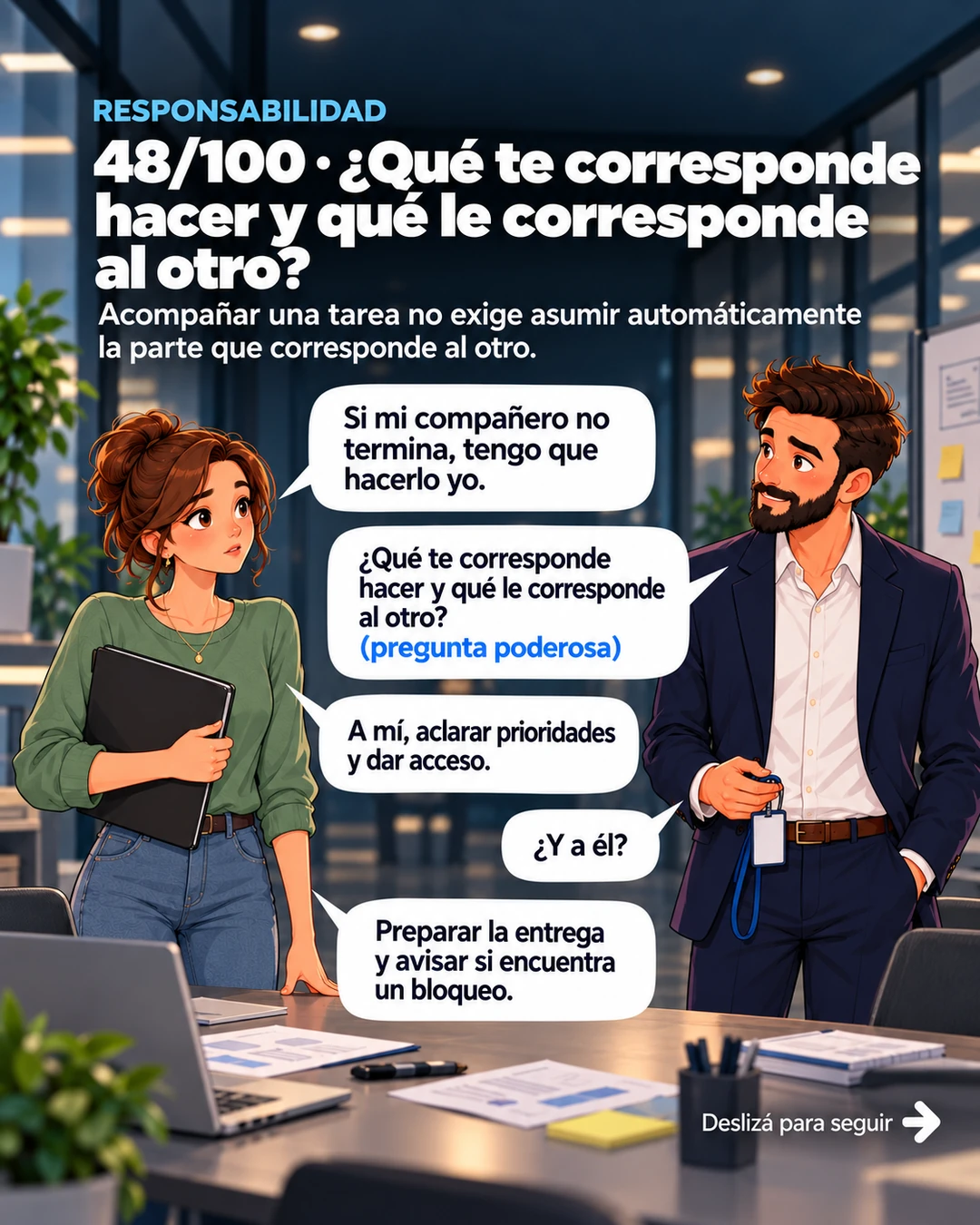 8/10 · ¿Qué te corresponde hacer y qué le corresponde al otro?