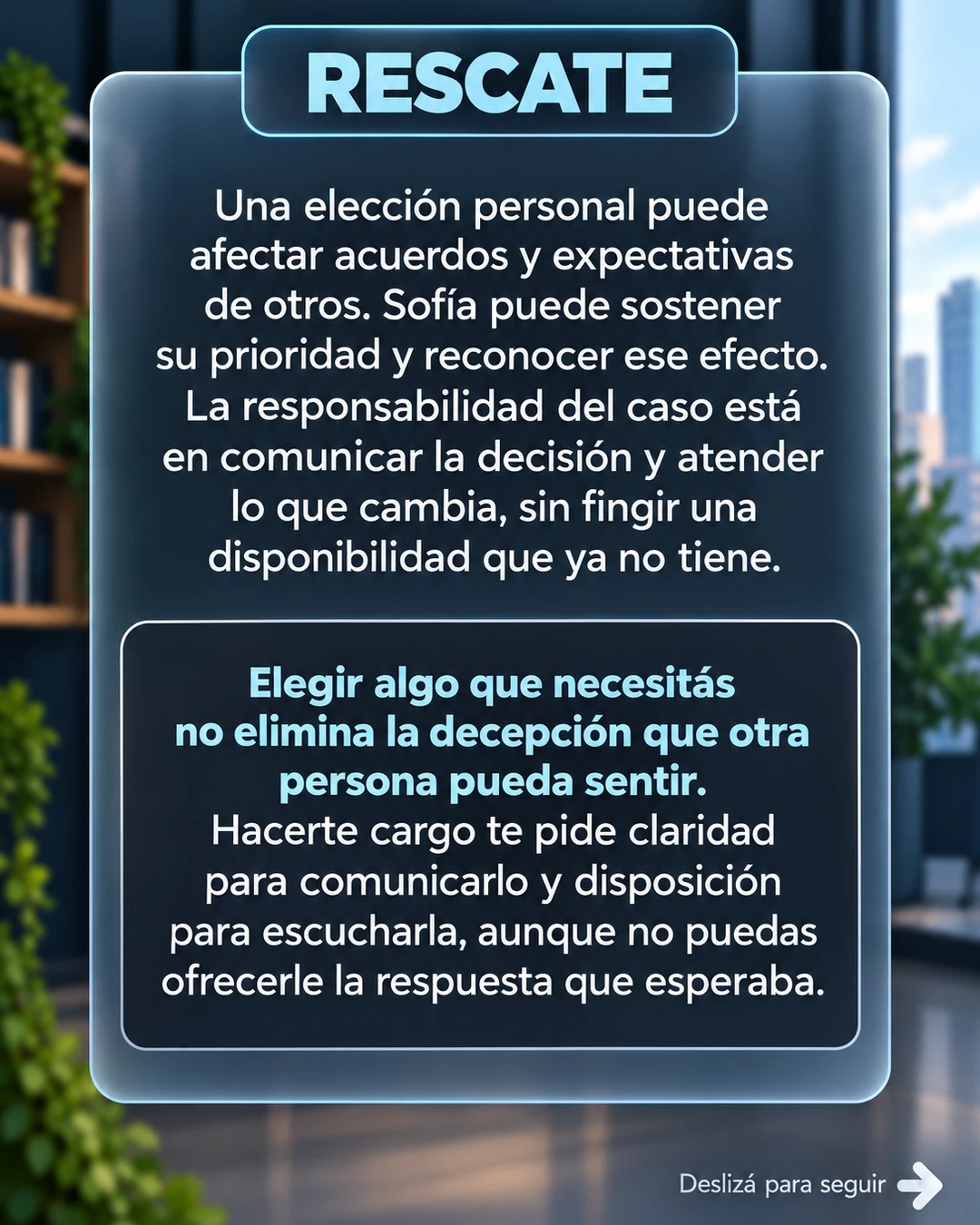 10/10 · Rescate: comunicar las consecuencias