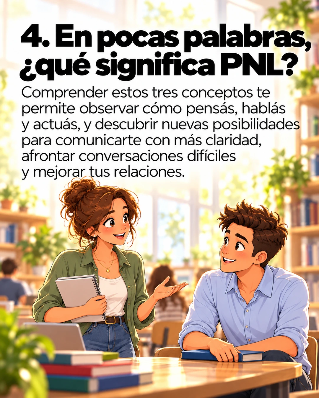 4. En pocas palabras, ¿qué significa PNL?