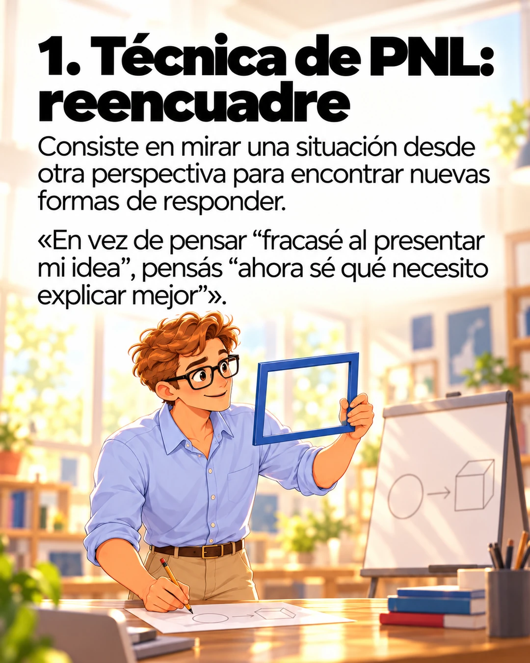 1. Técnica de PNL: reencuadre